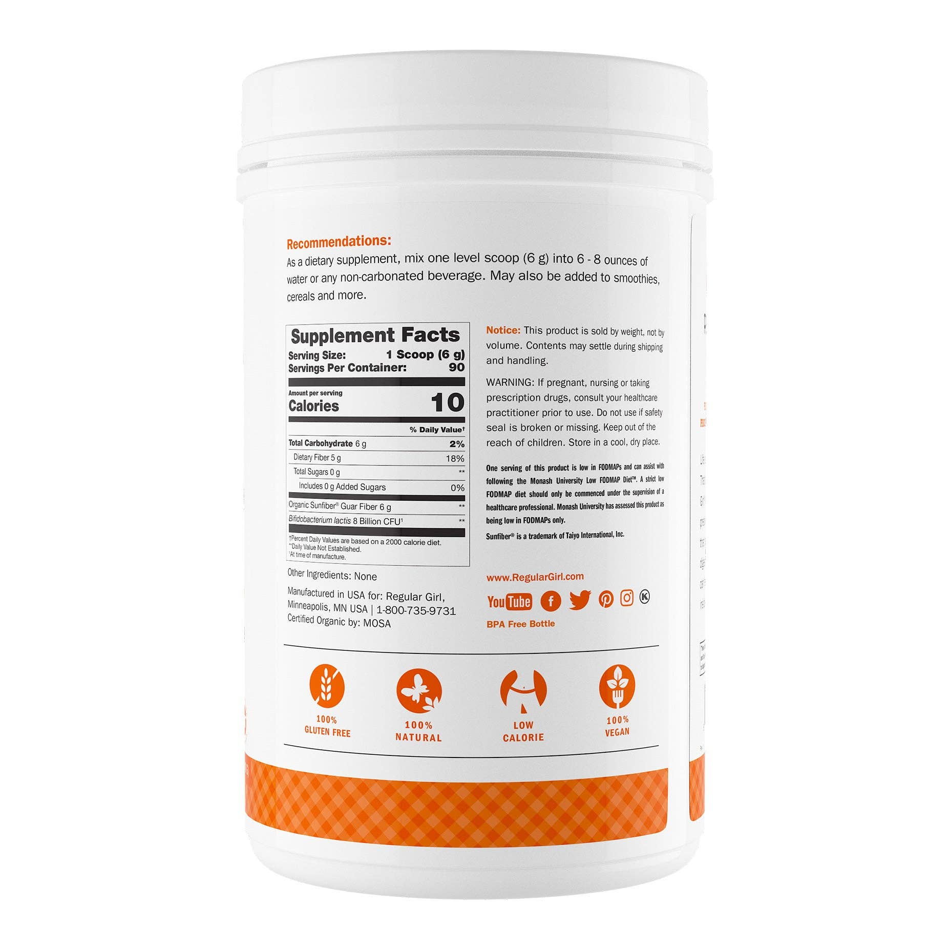 Regular Girl Original 90-Day Powder