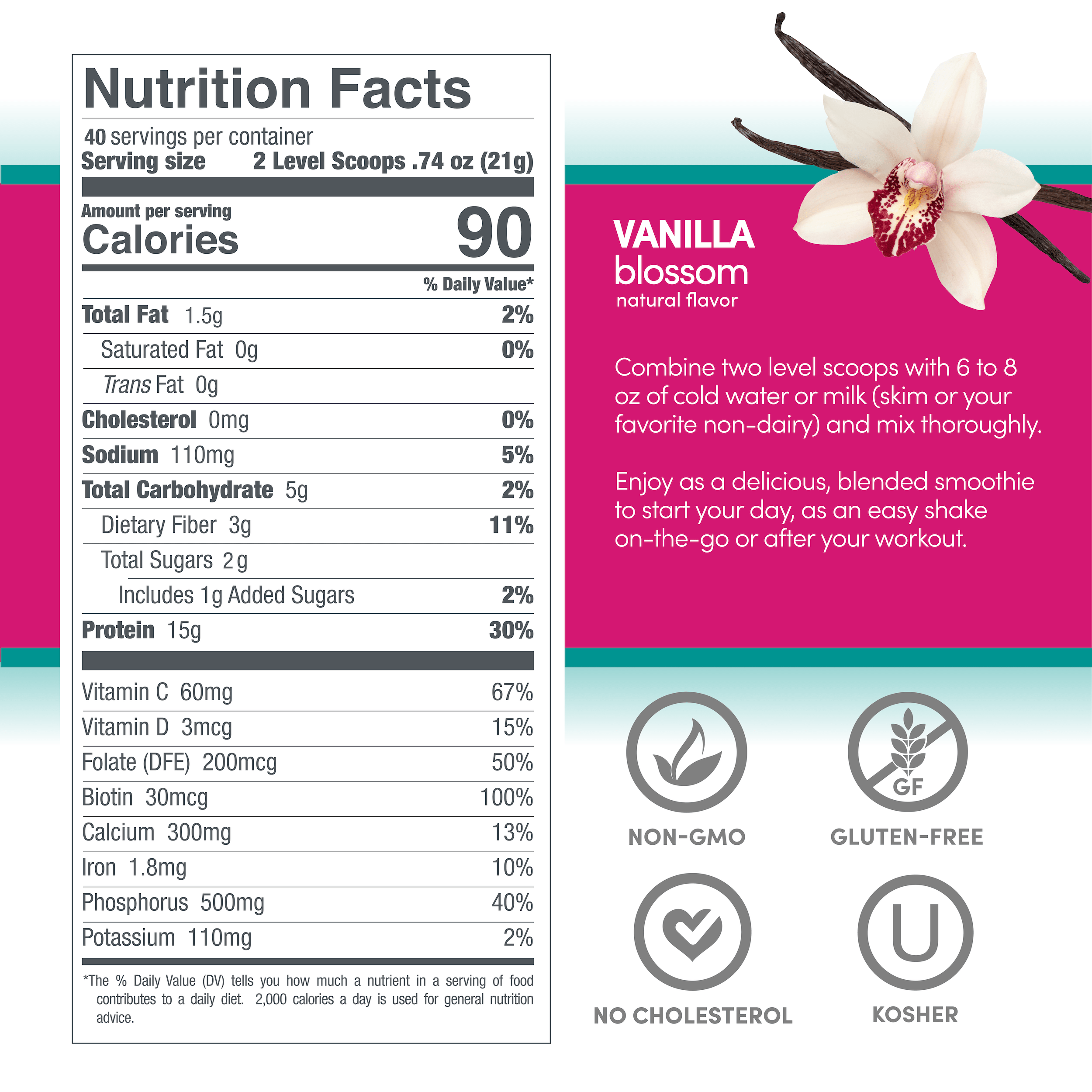 Aria: Women's Wellness Protein Powder 1.85 lb