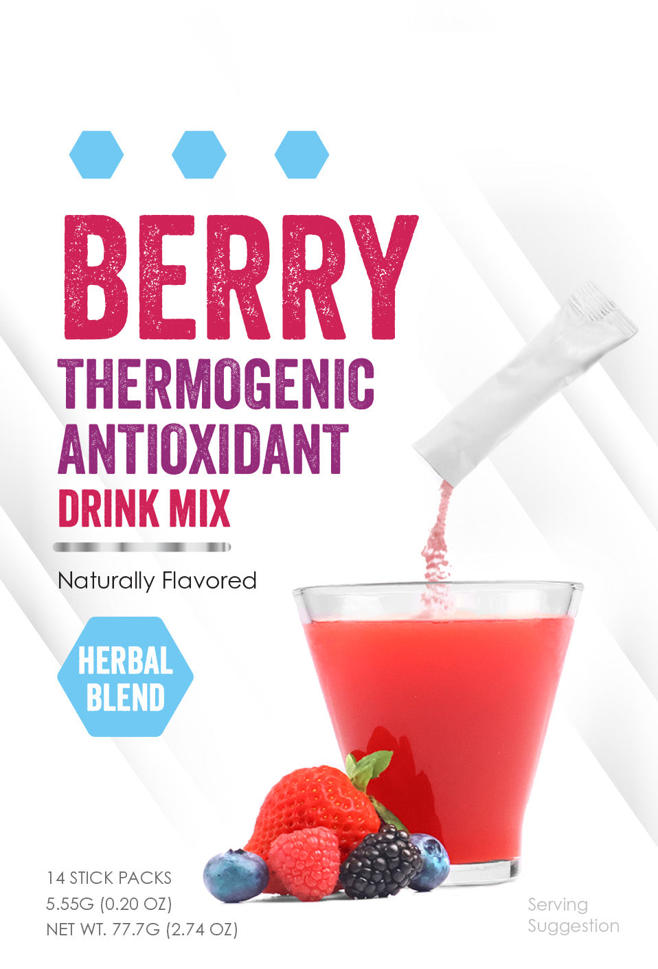 Berry Thermogenic Antioxidant Drink Mix