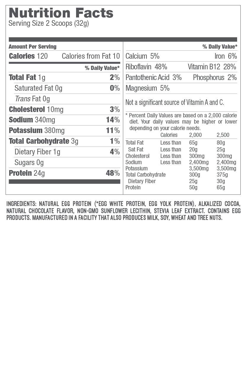 Chocolate Designer Egg | Designer Protein®