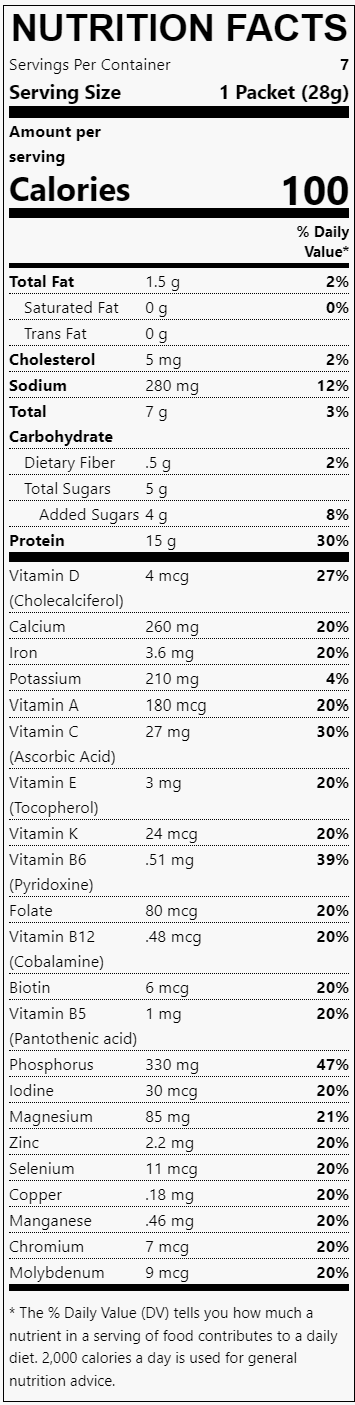 Chocolate Mint Shake and Pudding Mix