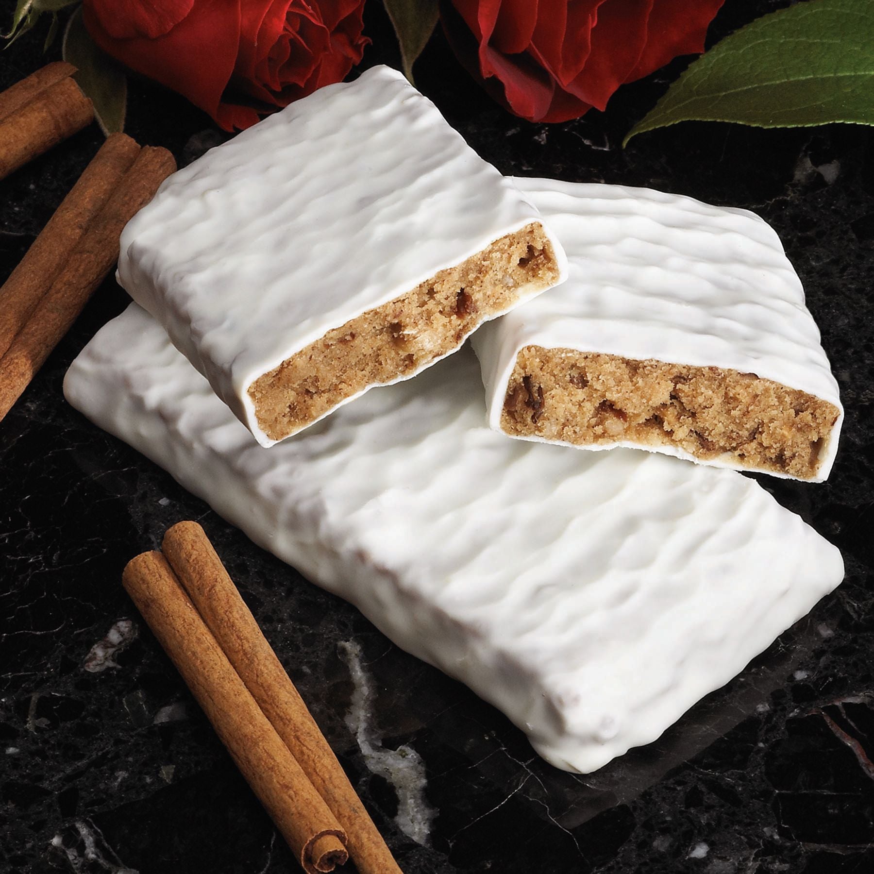 Oatmeal Cinnamon Raisin Bar with yogurt coating