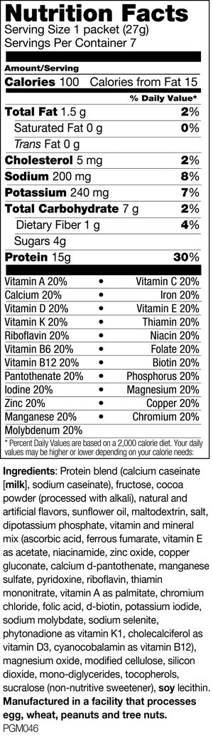 ProtiMax Chocolate Pudding Shake And Pudding Mix