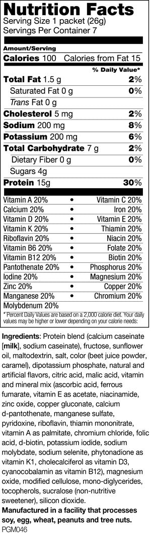 Protimax Strawberry Pudding Shake And Pudding Mix