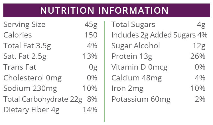 Divine Lemon Cream High Protein and Fiber Bar