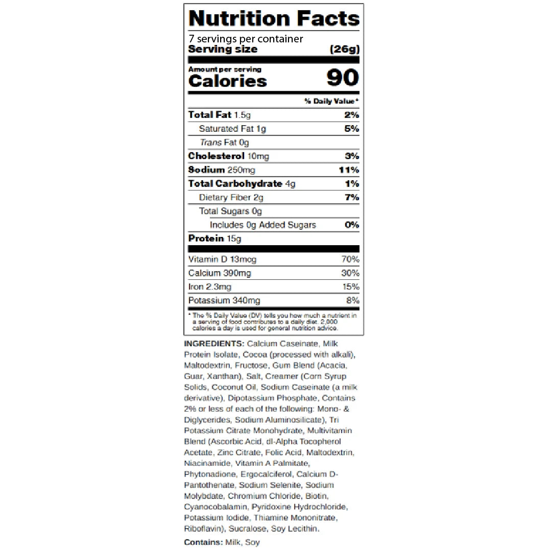 Chocolate Shake and Pudding Mix
