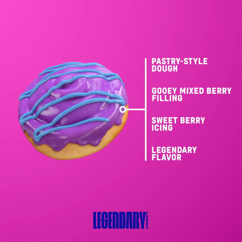 Wild Berry Protein Sweet Roll - Legendary Foods