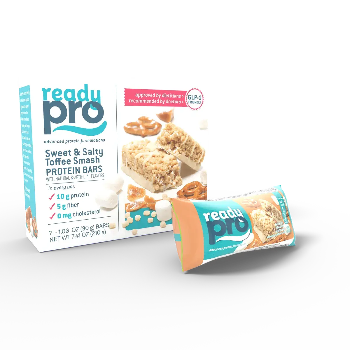 READY PRO SWEET & SALTY TOFFEE SMASH BAR