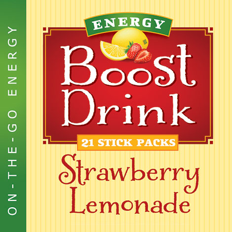 Strawberry Lemonade Boost Drink