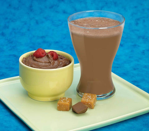 Chocolate Salted Caramel Shake & Pudding